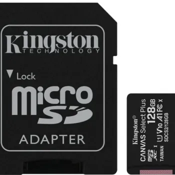Kingston Canvas Select Plus 128GB SD Card – Full HD & 4K Video Ready