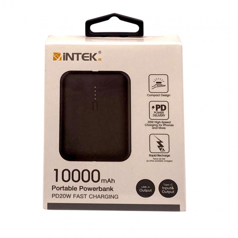 INTEK 10000mAh Portable Power bank PD20W Fast Charging INTEK 10000mAh Portable Power bank PD20W Fast Charging